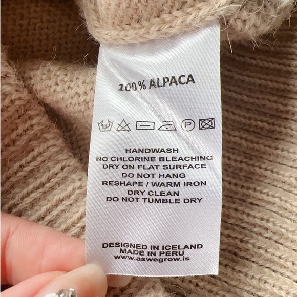 AS WE GROWN YOKE SWEATER BISQUE - Picture 5 of 5